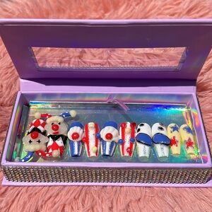 Clownin around press in nails